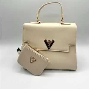 Ivory Valentino Orlandi medium bag with baby (nwt)